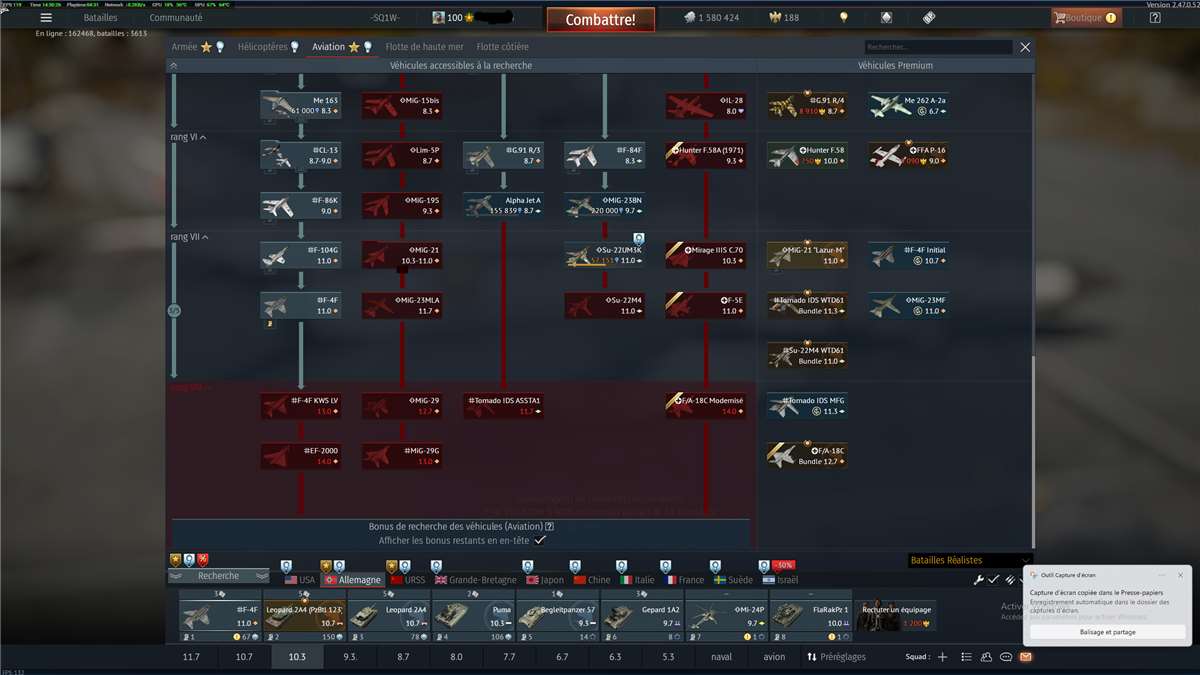 Game account sale War Thunder Game account sale War Thunder